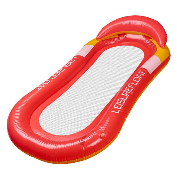 Poolmadrass med Nät Red