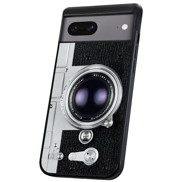 Google Pixel 7 - Deksel/Mobildeksel Retro Kamera