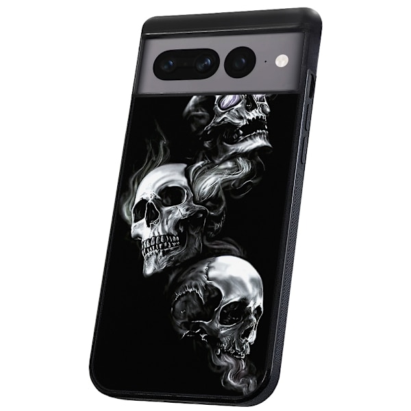 Google Pixel 7A - Deksel/Mobildeksel Skulls