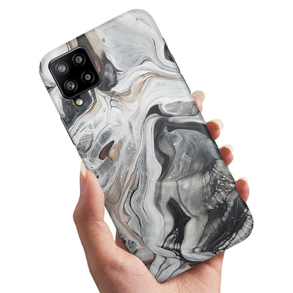 Skal / Mobilskal till Samsung Galaxy A12 - Marmor multifärg
