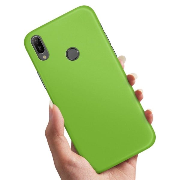 Huawei Y6 (2019) - Cover/Mobilcover Limegrøn Lime green