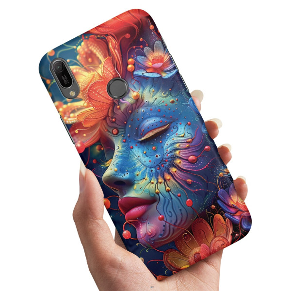 Huawei P20 Lite - Cover/Mobilcover Psychedelic