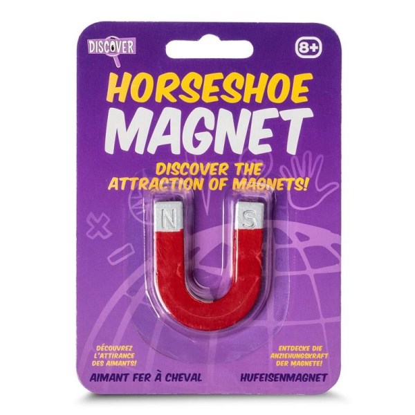 Hästsko Magnet / Kylskåpsmagnet - Klassisk (5 cm) Röd