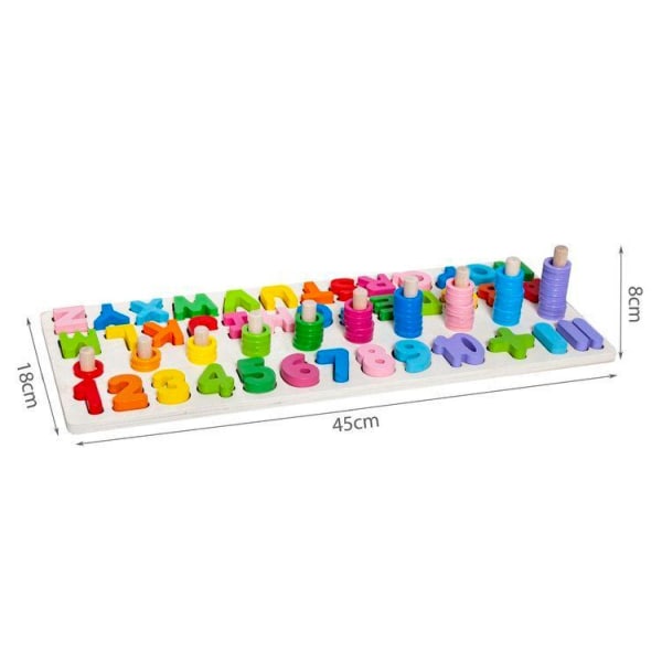 Lär dig alfabetet / Kognitiv leksak för Barn - Pedagogisk multifärg