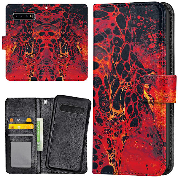 Samsung Galaxy S10 Plus - Mobilcover/Etui Cover Marmor