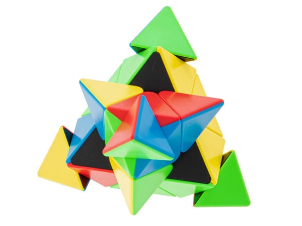 Pyraminx-kolmio-palapeli - Logiikkapyramidi