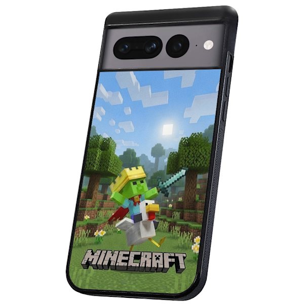 Google Pixel 8 - Deksel/Mobildeksel Minecraft