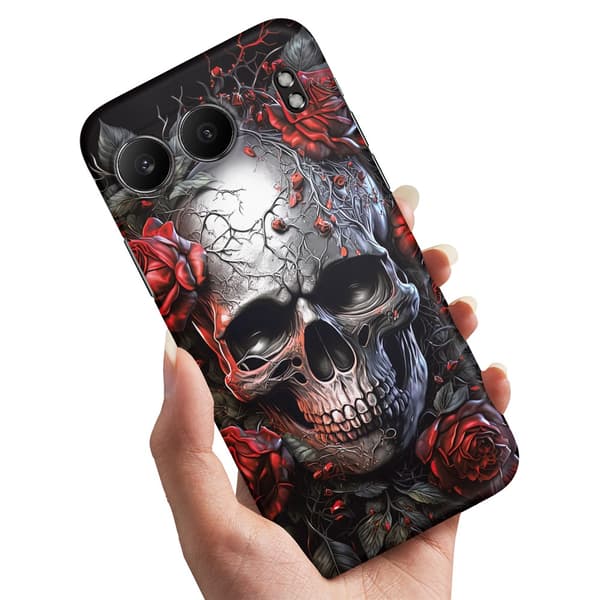 Deksel / Mobildeksel til OnePlus Nord 4 - Skull Roses