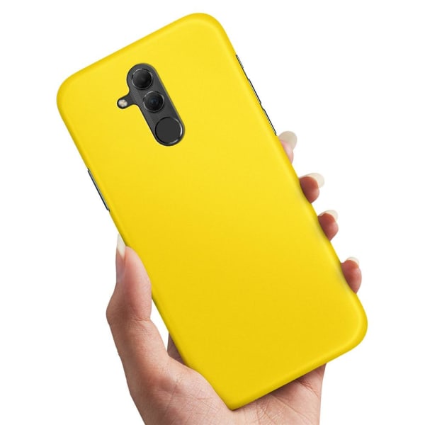Huawei Mate 20 Lite - Cover/Mobilcover Gul Yellow