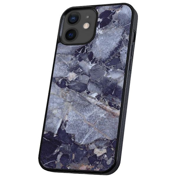 iPhone 12/12 Pro - Deksel/Mobildeksel Marmor Multicolor