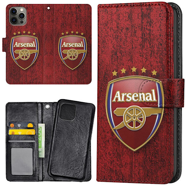 iPhone 13 Pro Max - Lommebok Deksel Arsenal Multicolor