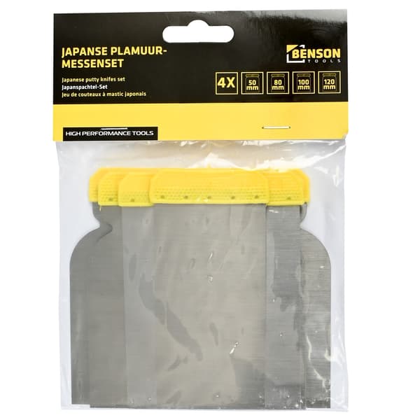 Spackelset japanspacklar 4 delar