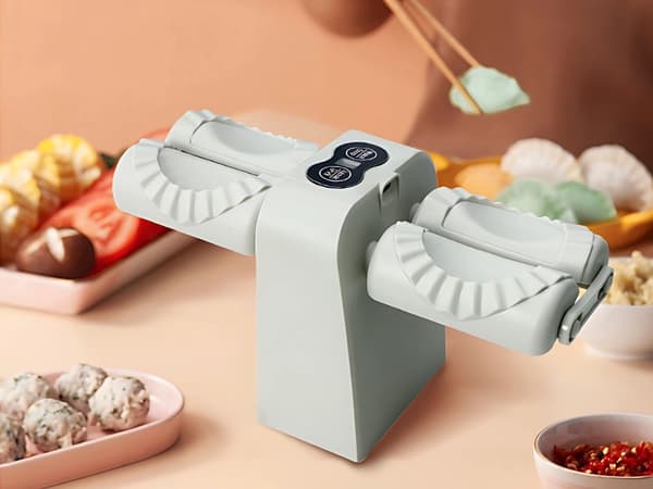Dubbel dumplingmaskin - Automatisk 2-i-1