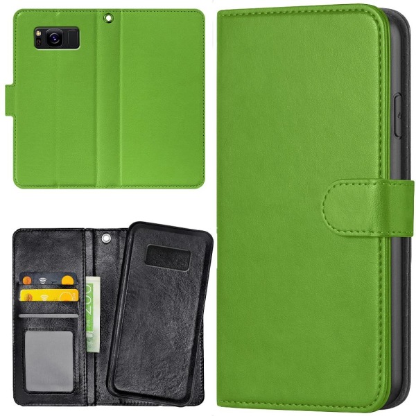 Samsung Galaxy S8 - Mobilcover/Etui Cover Limegrøn Lime green