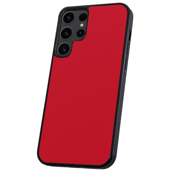 Samsung Galaxy S22 Ultra - Skal/Mobilskal Röd Röd