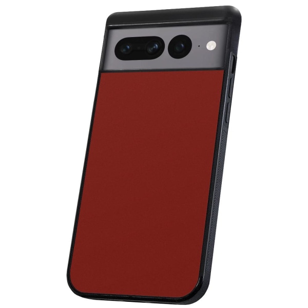 Google Pixel 7 Pro - Kuoret/Suojakuori Tummanpunainen