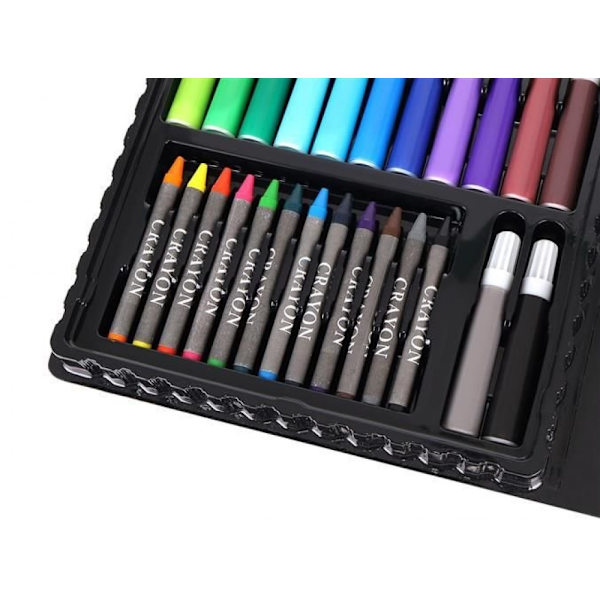 Maalaussetti Lapsille 86 osaa - Piirrä & Maalaa Multicolor