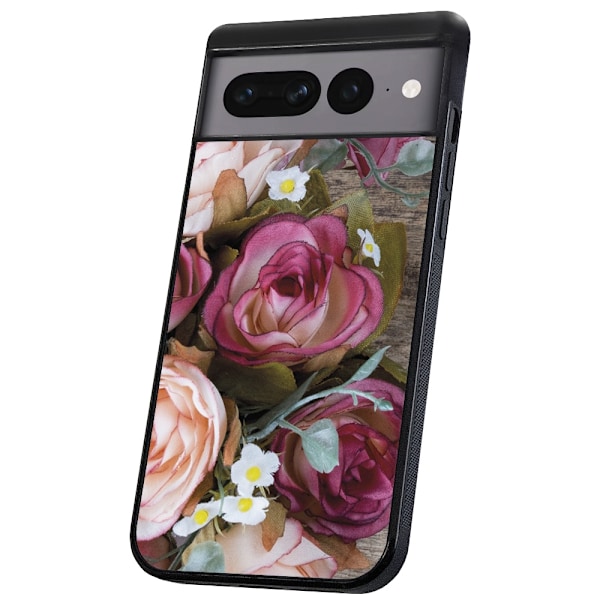 Google Pixel 9 Pro XL - Deksel/Mobildeksel Blomster