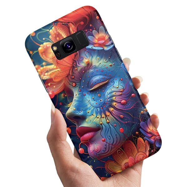 Deksel / Mobildeksel til Samsung Galaxy S8 - Psychedelic