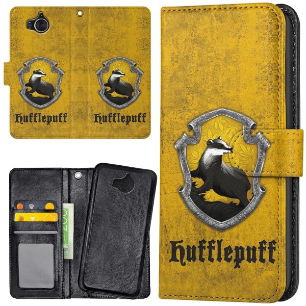 Huawei Y6 (2017) - Mobilcover/Etui Cover Harry Potter Hufflepuff