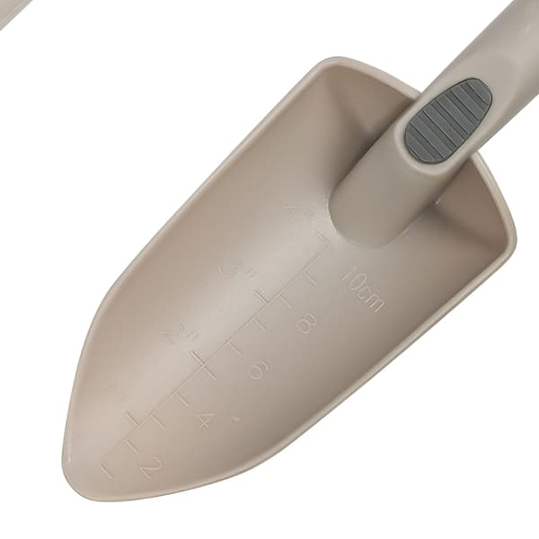 Trädgårdsredskap 2-delars plast beige