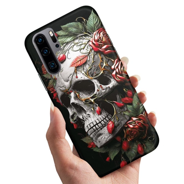 Huawei P30 Pro - Cover/Mobilcover Skull Roses