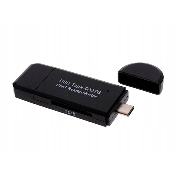 3-i-1 SD-kortlæser USB, USB-C & Micro USB
