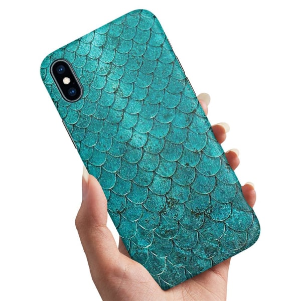 iPhone XS Max - Cover/Mobilcover Kroneblanding Mønster