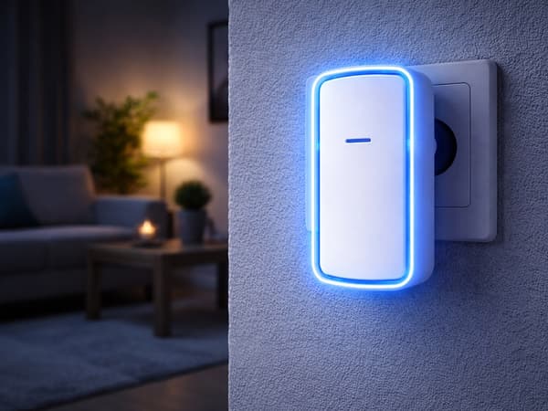 Trådlös dörrklocka kinetisk LED 130 m White