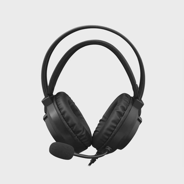 White Shark WOLF On-Ear Gaming Headset Svart