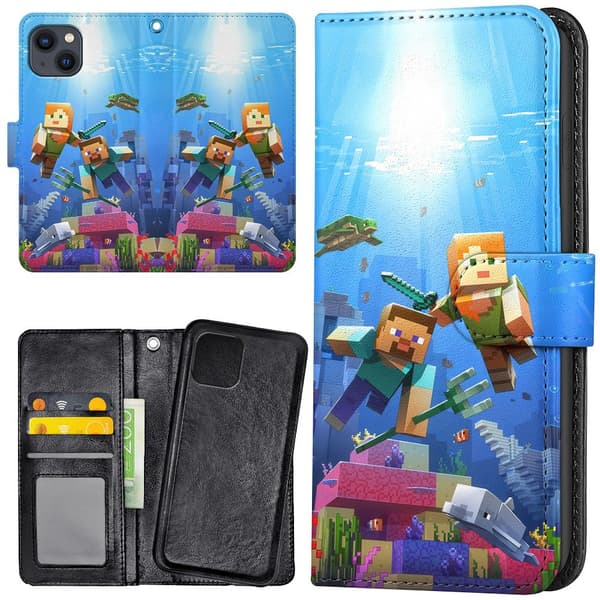 iPhone 15 - Lompakkokotelo/Kuoret Minecraft