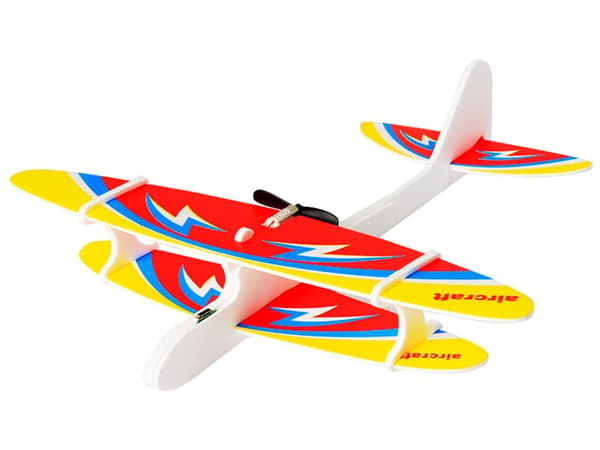 Flygplansleksak skum - USB LED-glidare