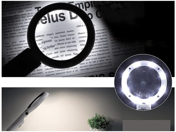 Förstoringsglas LED med Stativ