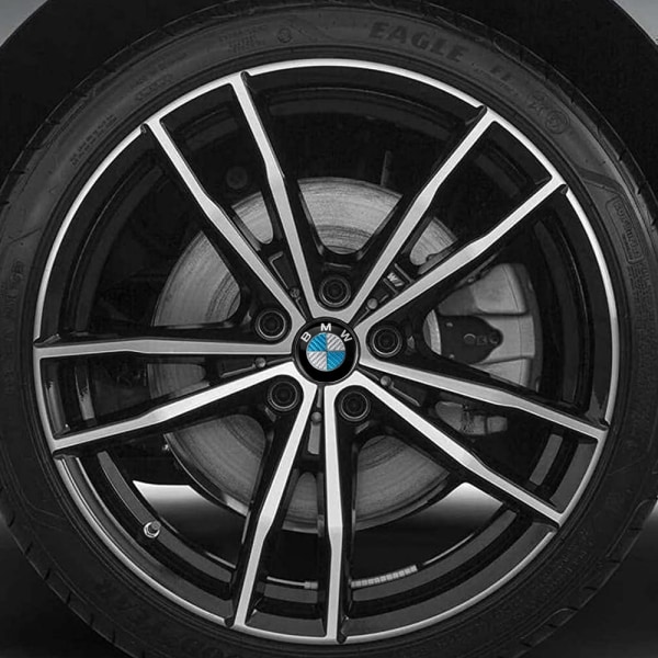 4-Pak - BMW Centerkapsler til Fælge - Bil 68mm - Carbon 