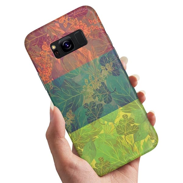 Deksel / Mobildeksel til Samsung Galaxy S8 - Løvmønster