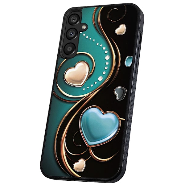 Samsung Galaxy S24 Plus - Deksel/Mobildeksel Hjerter