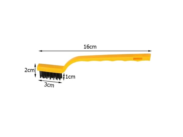Stålbørster Sæt - Messing, stål & nylon – 3-Pak
