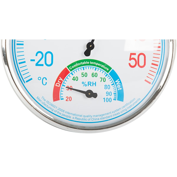 Hygrometer & Termometer - Mäter luftfuktighet & temperatur White