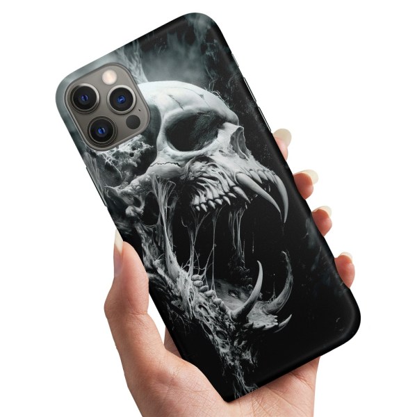 iPhone 12 Mini - Deksel/Mobildeksel Skull