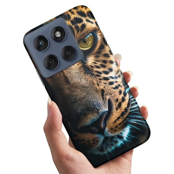 Deksel / Mobildeksel til Motorola Edge 60 Fusion - Leopard