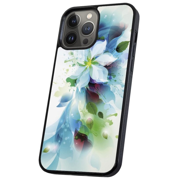 iPhone 13 Pro - Skal/Mobilskal Blomma multifärg