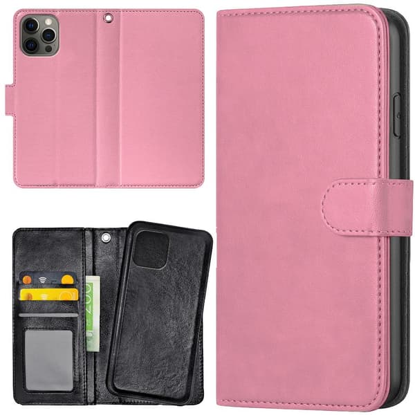 iPhone 13 Pro - Lommebok Deksel Lyserosa