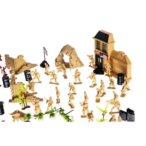 Lekesoldater Sett - Militærbase - 300-deler