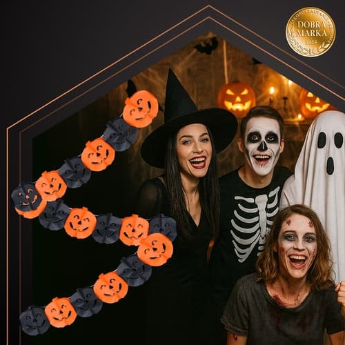 Halloween Girlang Pumpor - 3m