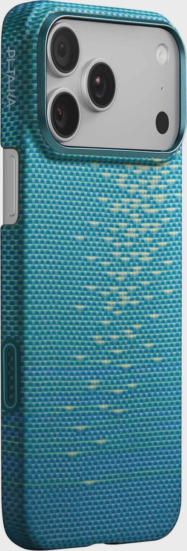 Pitaka Edge MagSafe Fodral iPhone 17 Lucid Blue