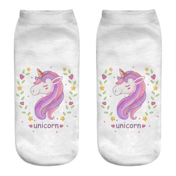 Ankelstrumpor / Strumpor - Ponny / Unicorn multifärg one size