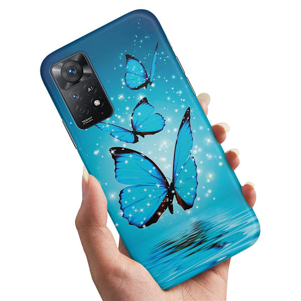 Deksel / Mobildeksel til Xiaomi Redmi Note 11 - Glitrende Sommerfugler