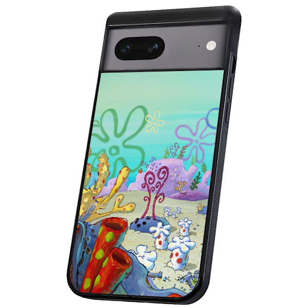 Google Pixel 7 - Deksel/Mobildeksel Svampebob