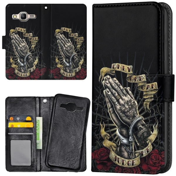 Samsung Galaxy J3 (2016) - Mobilcover/Etui Cover Only God Can Ju