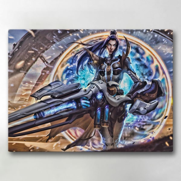 Lærredsbillede / Lærredstryk - League of Legends - 40x30 cm - Lærred